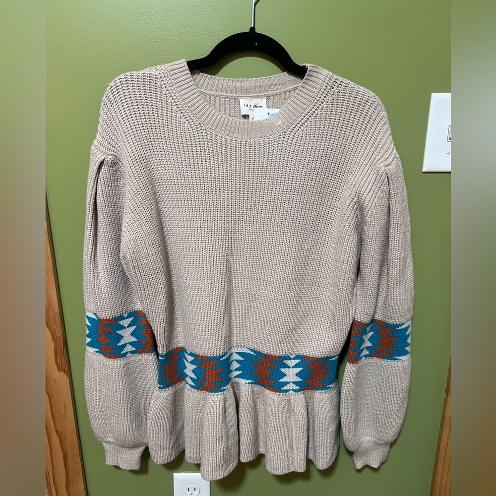 143 Story Aztec Sweater